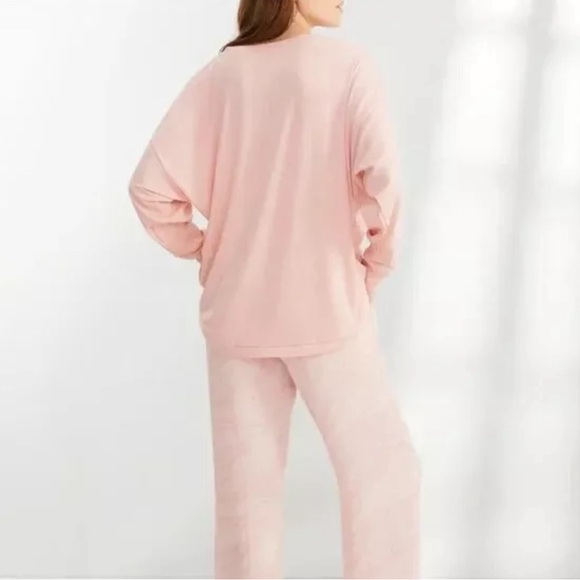 Bare Necessities Satin Jersey long sleeve crew sweater size medium color pink - Picture 3 of 14